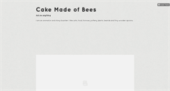 Desktop Screenshot of cakemadeofbees.tumblr.com