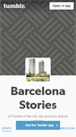 Mobile Screenshot of barcelonastories.tumblr.com