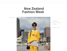 Tablet Screenshot of nzfashionweek.tumblr.com