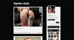 Desktop Screenshot of hipstersluts.tumblr.com