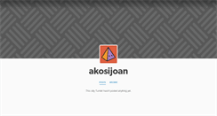 Desktop Screenshot of akosijoan.tumblr.com