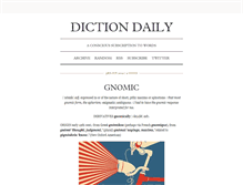 Tablet Screenshot of dictiondaily.tumblr.com