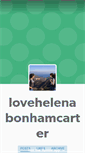 Mobile Screenshot of lovehelenabonhamcarter.tumblr.com