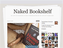 Tablet Screenshot of nakedbookshelf.tumblr.com