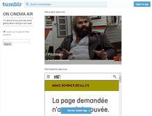 Tablet Screenshot of oncinemaair.tumblr.com