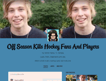 Tablet Screenshot of girlhockeyproblems.tumblr.com