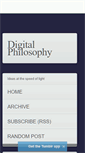 Mobile Screenshot of digitalphilosophy.tumblr.com