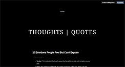 Desktop Screenshot of 1000quotes.tumblr.com