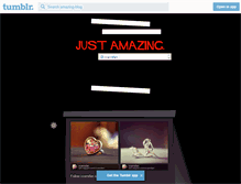 Tablet Screenshot of amazing-blog.tumblr.com