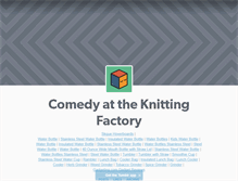 Tablet Screenshot of comedyattheknittingfactory.tumblr.com