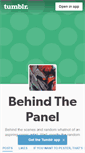 Mobile Screenshot of behindthepanel.tumblr.com