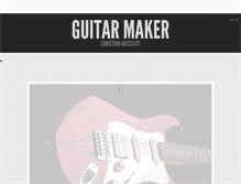 Tablet Screenshot of guitarmaker.tumblr.com