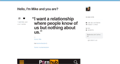 Desktop Screenshot of mikes-life.tumblr.com