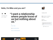 Tablet Screenshot of mikes-life.tumblr.com