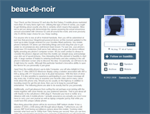Tablet Screenshot of beau-de-noir.tumblr.com