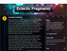 Tablet Screenshot of eclectic-pragmatist.tumblr.com