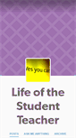 Mobile Screenshot of lifeofthestudentteacher.tumblr.com