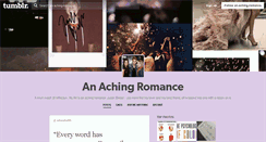 Desktop Screenshot of an-aching-romance.tumblr.com