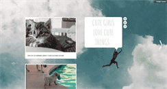 Desktop Screenshot of cutegirlslovecutethings.tumblr.com