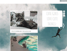 Tablet Screenshot of cutegirlslovecutethings.tumblr.com