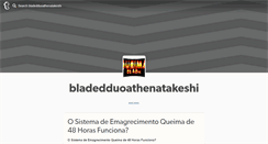 Desktop Screenshot of bladedduoathenatakeshi.tumblr.com