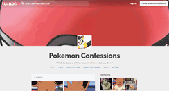 Desktop Screenshot of pokemonconfessions.tumblr.com