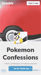 Mobile Screenshot of pokemonconfessions.tumblr.com