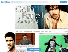 Tablet Screenshot of colinfarrell.tumblr.com