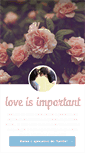 Mobile Screenshot of loveis-important.tumblr.com