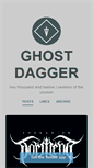 Mobile Screenshot of ghost-dagger.tumblr.com