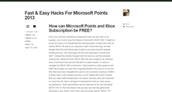 Desktop Screenshot of microsoftpointscodes2013.tumblr.com