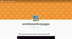 Desktop Screenshot of enrichmentvoyages.tumblr.com