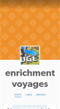 Mobile Screenshot of enrichmentvoyages.tumblr.com