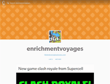 Tablet Screenshot of enrichmentvoyages.tumblr.com