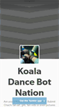 Mobile Screenshot of koaladancebotnation.tumblr.com