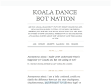 Tablet Screenshot of koaladancebotnation.tumblr.com