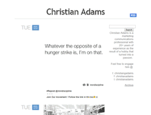 Tablet Screenshot of christianadams.tumblr.com