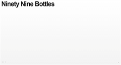 Desktop Screenshot of 99bottles.tumblr.com