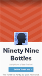 Mobile Screenshot of 99bottles.tumblr.com
