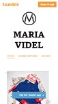 Mobile Screenshot of mariavidel.tumblr.com