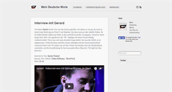 Desktop Screenshot of mehrdeutscheworte.tumblr.com