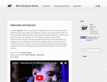 Tablet Screenshot of mehrdeutscheworte.tumblr.com