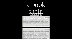 Desktop Screenshot of abookshelf.tumblr.com