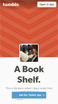 Mobile Screenshot of abookshelf.tumblr.com