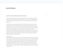 Tablet Screenshot of pivotalfashion.tumblr.com
