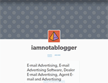 Tablet Screenshot of iamnotablogger.tumblr.com