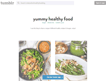 Tablet Screenshot of notanotherhealthyfoodblog.tumblr.com