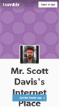 Mobile Screenshot of mrscottdavis.tumblr.com