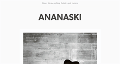 Desktop Screenshot of ananaski.tumblr.com