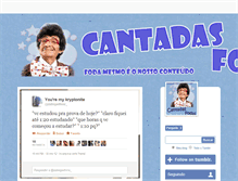 Tablet Screenshot of cantadasfodas.tumblr.com